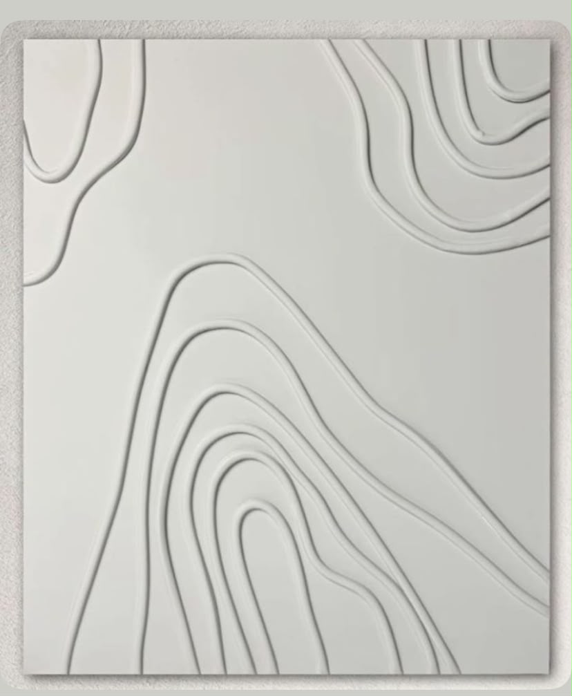 Contour Harmony – 3D Textured Wall Art