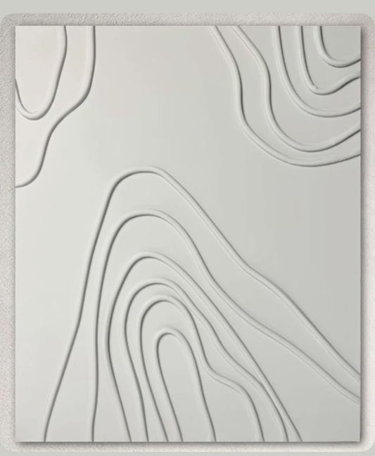 Contour Harmony – 3D Textured Wall Art