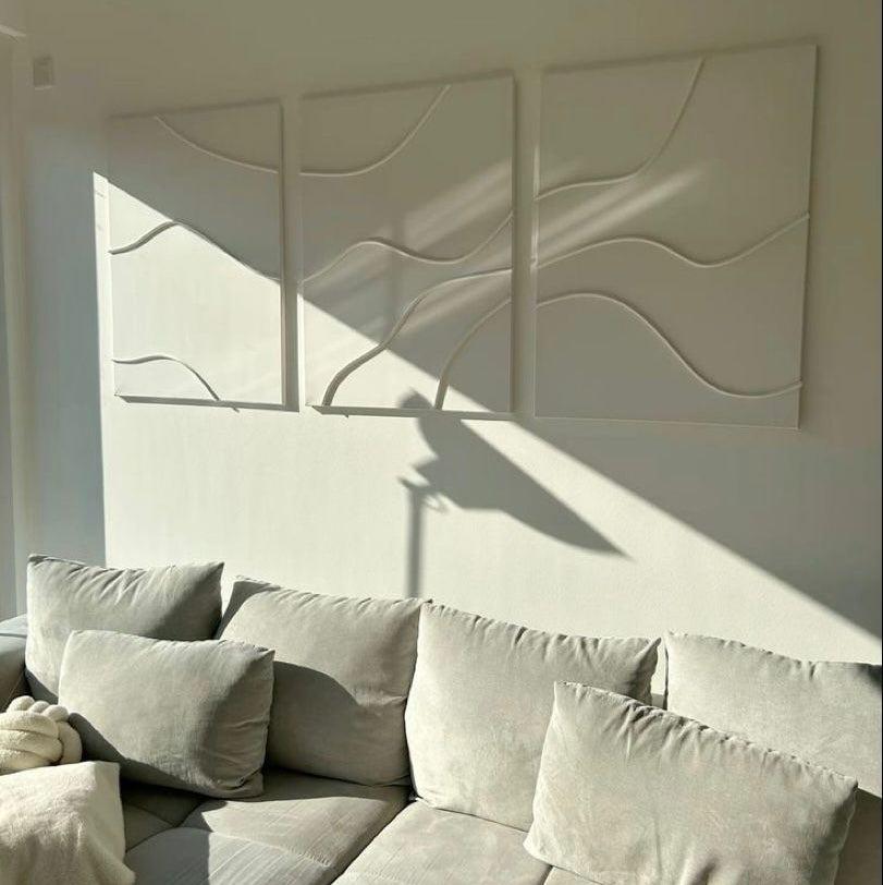 Flow Harmony – 3-Piece Minimalist Wall Art Set