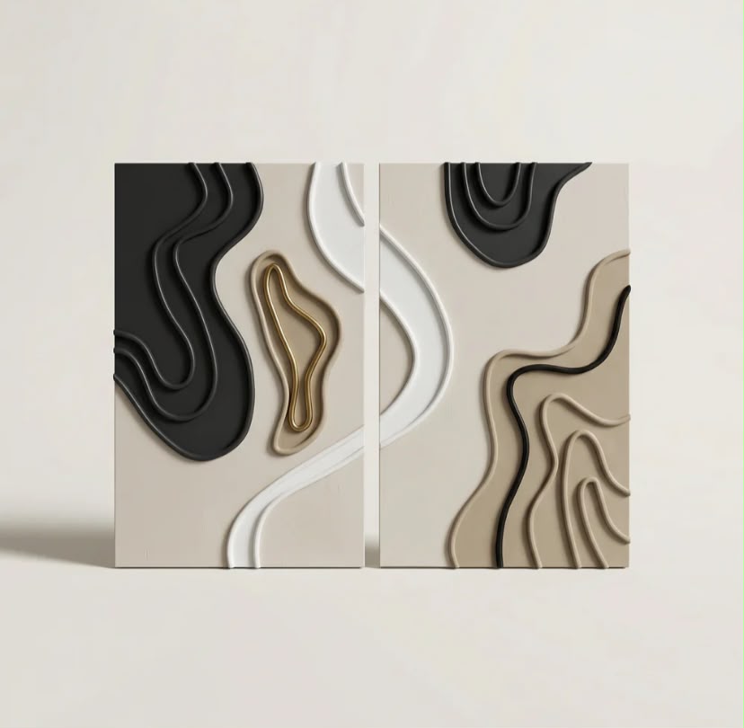 Dual Flow - Wall Art