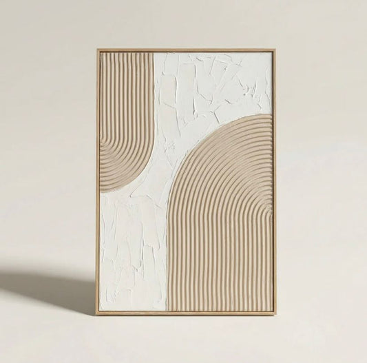 Arc Form – Handmade Textured Wall Art