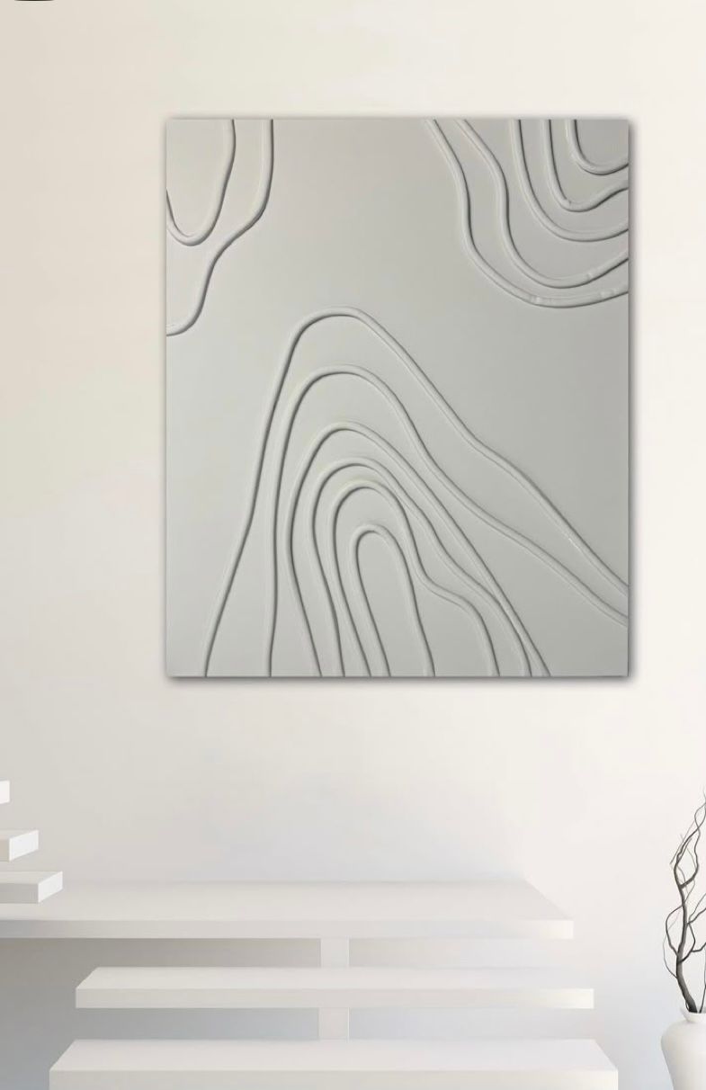 Contour Harmony – 3D Textured Wall Art