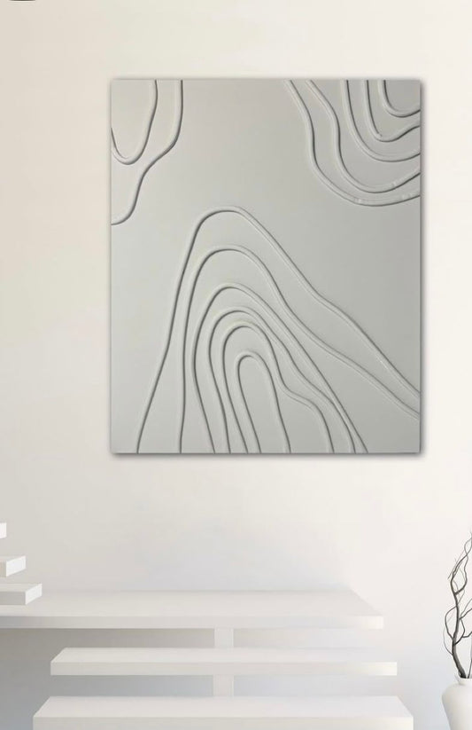 Contour Harmony – 3D Textured Wall Art
