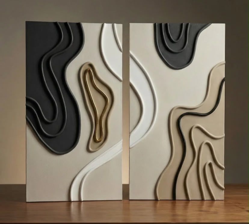 Dual Flow - Wall Art