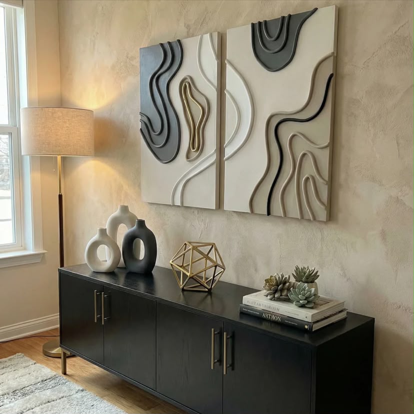 Dual Flow - Wall Art